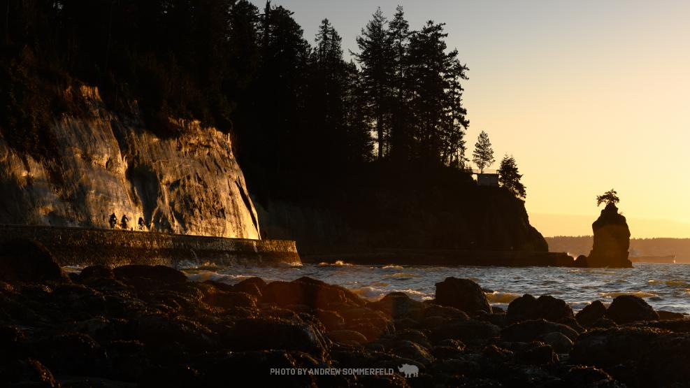 Good Evening, Siwash Rock by Andrew Sommerfeld