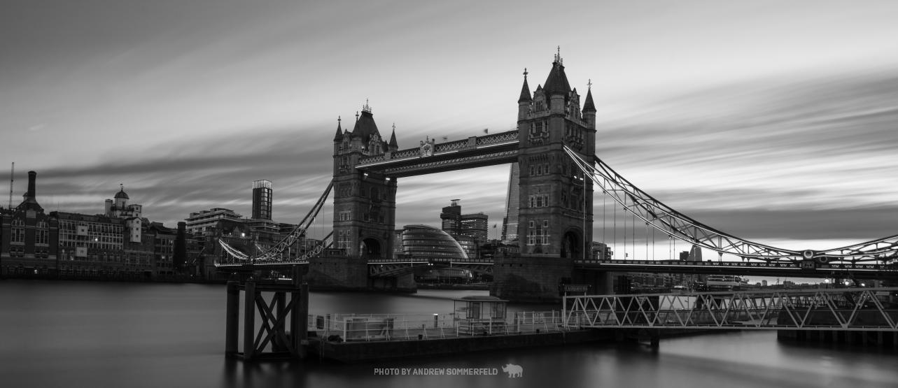 Tower Bridge, Long by Andrew Sommerfeld